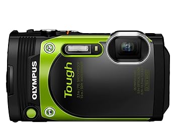 【中古】OLYMPUS コンパクトデジタルカメラ STYLUS TG-870 Tough グリーン 防水性能15m 180°可動式液晶 TG-870 GRN|フジセイ