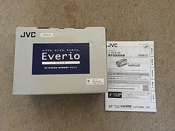 【中古】[選りわける]Everio GZ-E108-B 黒いこと(量販店青写真)