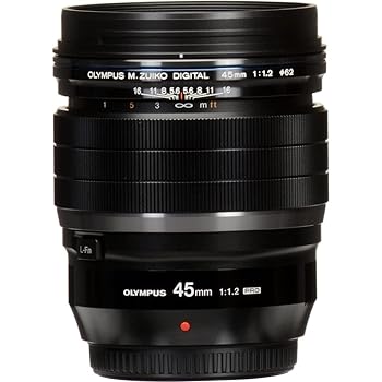 【中古】OLYMPUS 単興味の中心水晶体 ED 45粍 F1.2 防塵防滴耐低温 マイクロフォーサーズ用 M.ZUIKO DIGITAL ED 45粍 F1.2 PRO