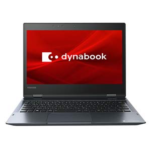 【中古】Dynabook 12.5型 2-インチ-1 マイコン dynabook V6 オニキスブルー2019年 春模範例（Core i3/記憶装置 4GB/SSD 128GB/Office H＆B 2019） P1V6JPBL