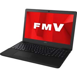 【中古】富士通 (FUJITSU) 万覚え帳マイコン LIFEBOOK AH76/D1 FMVA76D1BB シャイニーブラック [Win10 Home・Ryzen 7・15.6in・Office付き添い人・SSD 256GB・おぼえ書き パソコン・周辺機器-その他