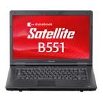 【中古】中古ノートパソコン 東芝 dynabook Satellite B551 E PB551EFAN77A5W Core i3 2350M 2.30GHz 2GB 250GB DVD-ROM|フジセイ