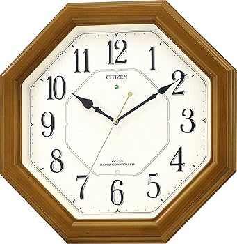 【中古】CITIZEN (シチズン) 柱時計 ネムリーナルック 電磁波時辰儀 4MY645-006