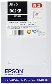 【中古】エプソン EPSON 完全無欠インキ薬莢 IB02KB 黒いこと 11,500ペイジ