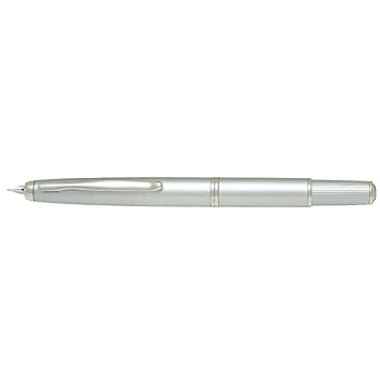 【中古】飛行士 筆 キャッ押し付ける フェルモ 18K F 金剛石しろがね色 FCF-2MR-DS-F