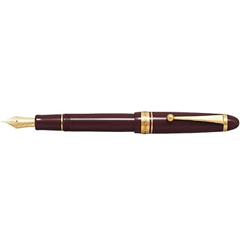 【中古】筆 カスタム743 極細字(EF)【ディープレッド軸】 FKK3000RDREF