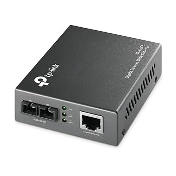 【中古】TP-Link 光伝達ルート 媒体変換器 15粁 シングル流行り物 RJ-45 1000Mbps 5年引き受ける MC210CS