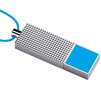【中古】ST Dupont 2GB USB ブルーラッカーフラッシュドライブキー
