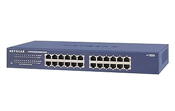【中古】【正規品】 ネットギア NETGEAR スイッチングハブ 24ポート 1G 金属筐体 静音ファンレス リミテッドライフタイムハードウェア保証 アンマネージ｜フジセイ