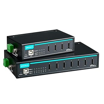 【中古】MOXA 7ポート 産業グレード USBハブ UPort 407｜フジセイ