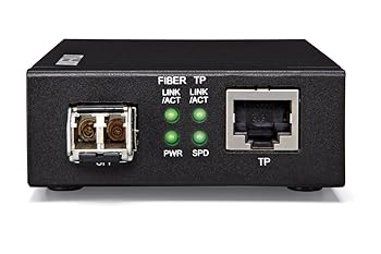 【中古】BUFFALO 緩衝装置置き目 Giga相応う 光媒体変換器 シングル流行り物用 2芯/LC端子積み上げる青写真 BMC-GT-S10K