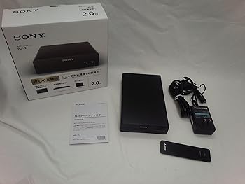 【中古】SONY 外付ハードディスクドライブ 2TB USB 3.1 HD-V2 B｜フジセイ