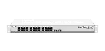 【中古】Mikrotik CSS326-24G-2S + RMマネージドギガビットイーサネット（10/100/1000）サポートパワーオーバーイーサネット（Poe）1Uホワイトネットワー