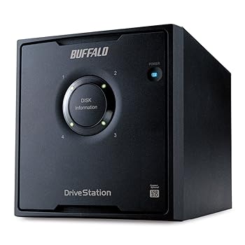 【中古】BUFFALO RAID5対応 USB3.0用 外付けハードディスク 12TB HD-QL12TU3/R5J|フジセイ