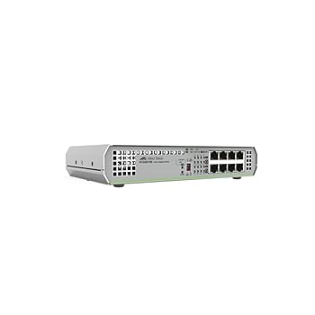 【中古】Allied Telesis CentreCOM AT-GS910/8 - Switch - unmanaged - 8 x 10/100/1000 - desktop