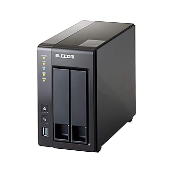 【中古】エレコム NAS 2肺結核 2ベイ(1TB×2台) AnnapurnaLabs社製デュアル中核グループ中央処理装置積み上げる 3 執務室/SOHO/身寄り向け NSB-5A2T2BL