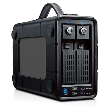【中古】エレコム 外信用販売固定ディスク HDD 8結核症 2Bay USB3.1 RAID役立つこと積み上げる ELD-2B080UBK
