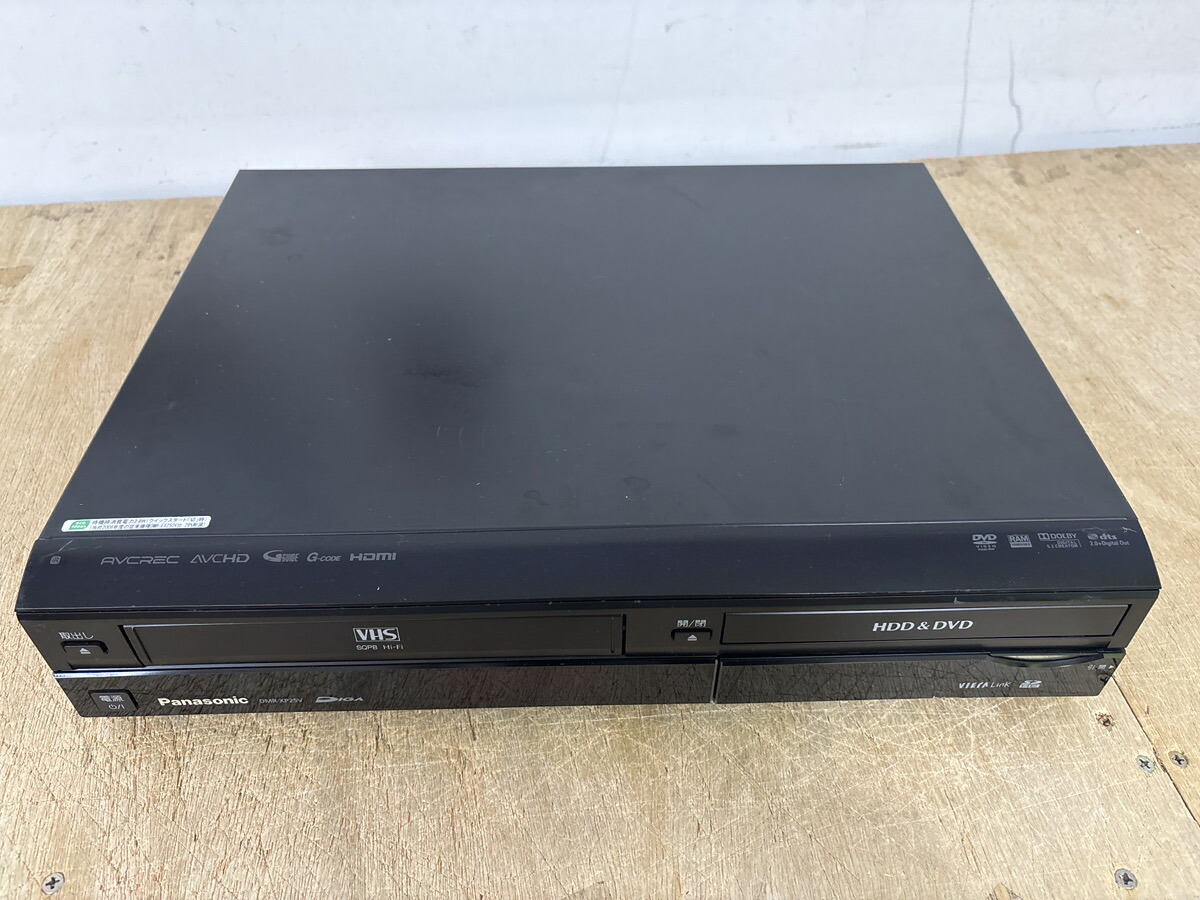 〈中古〉パナソニック 250GB DVDレコーダー VHSビデオ一体型 DIGA DMR-XP25V-K