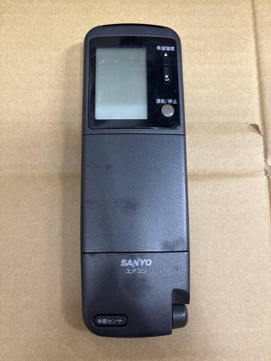 楽天市場】【中古】サンヨー エアコンリモコン RCS-AR1A(K) : ピース電器