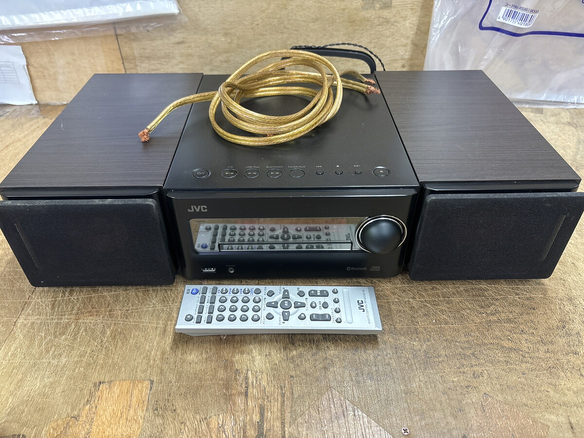 〈中古〉JVCケンウッド コンパクトコンポーネントシステム 黒いこと EX-S5-B