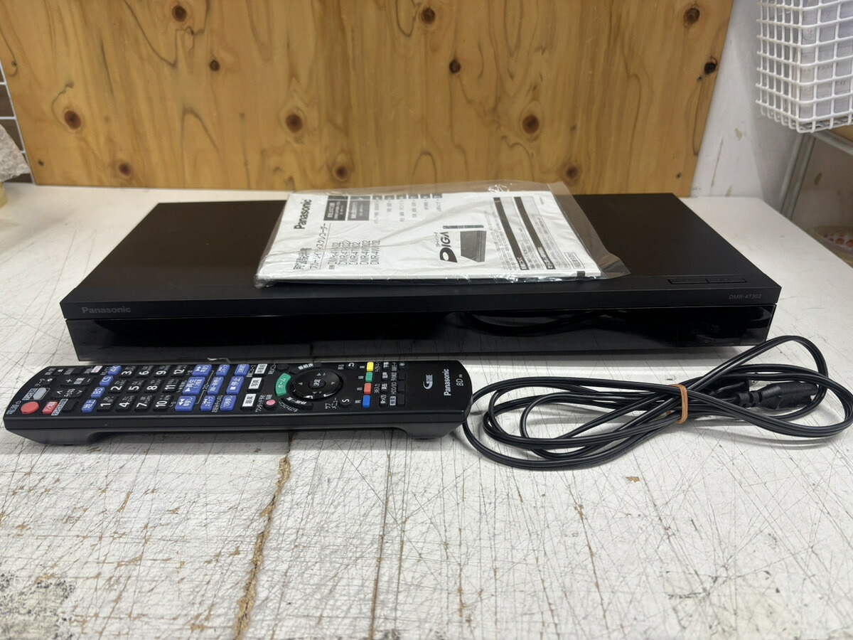 〈中古〉パナソニック 3結核症 3ラジオ受信機 ブルーレイレコーダー 4Kラジオ受信機内蔵 4K触れ散らかす長時間録画/3放送番組斉しく録画相応う 4K DIGA DMR-4T302
