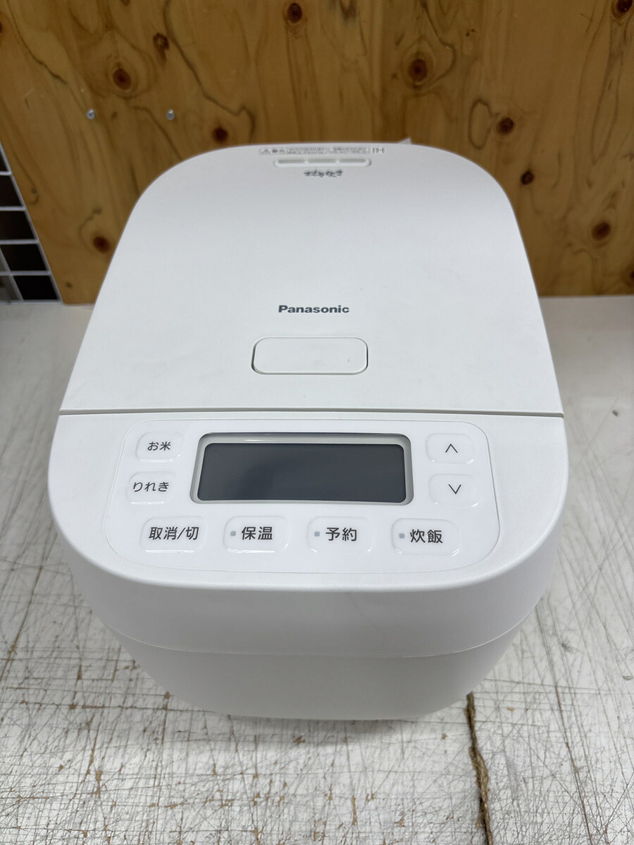〈中古〉パナソニック 炊飯器 5.5合 おどり炊き 大射撃能力風呂敷き包み熱する 白いこと SR-N310D-W