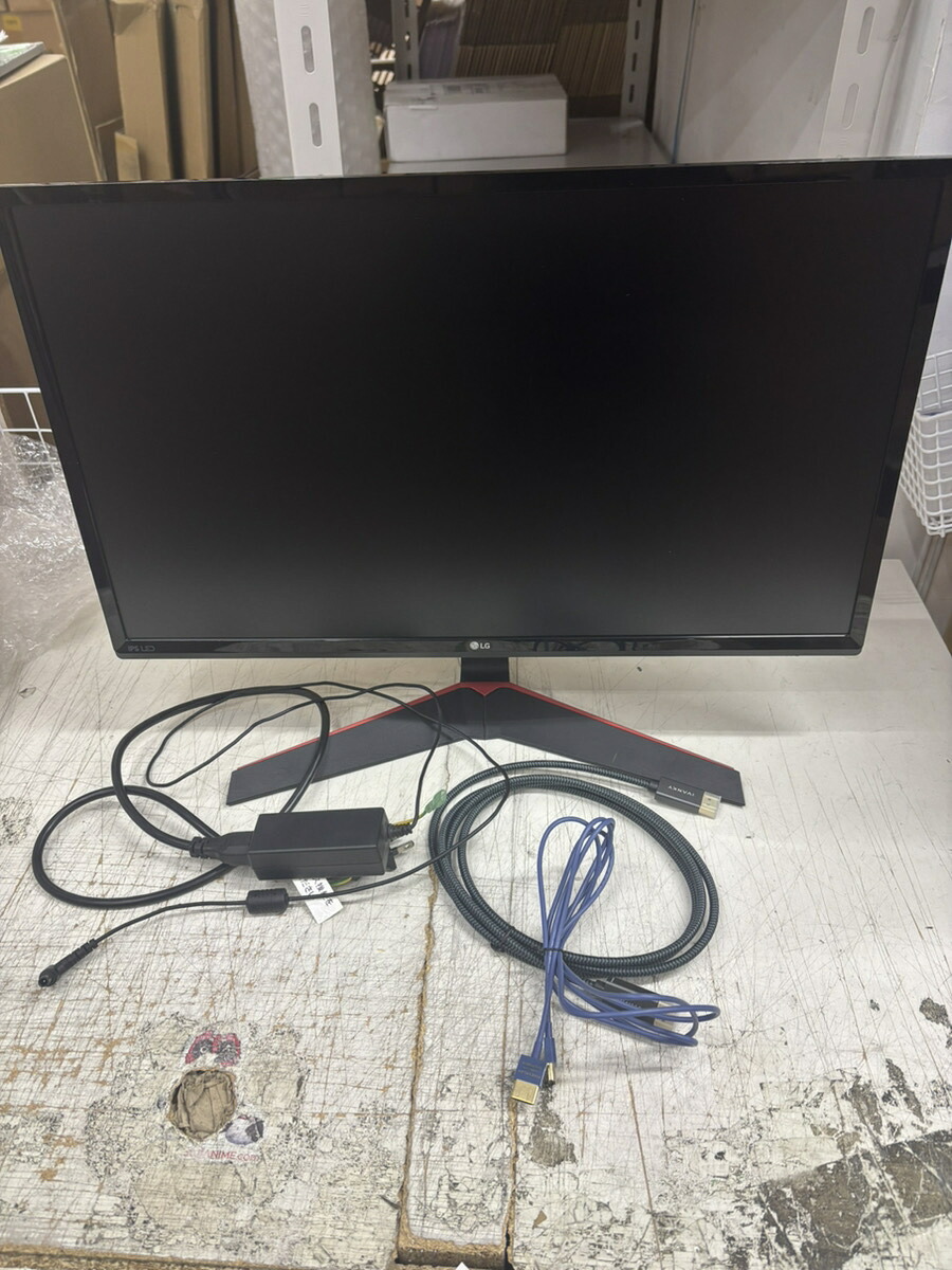 〈中古〉LG ゲーミング モニター ディスプレイ 24MP59G-P 23.8インチ/フルHD/IPS非光沢/1ms(MBR)/DisplayPort・HDMI・D-Sub｜フジセイ