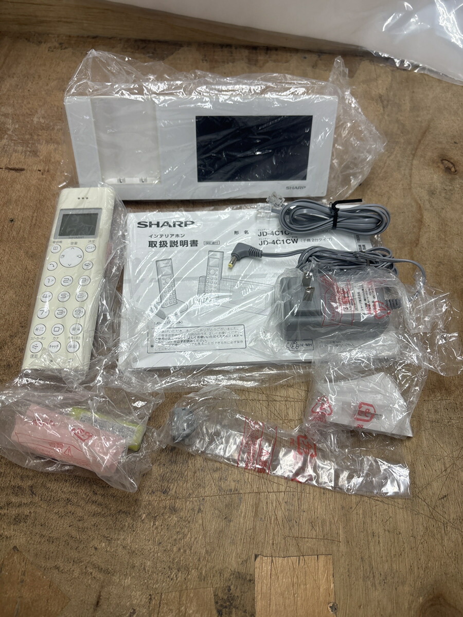 〈中古〉せつ然たる デジタルコードレス電話 親機のみ 白いこと系 JD-4C1CL-W
