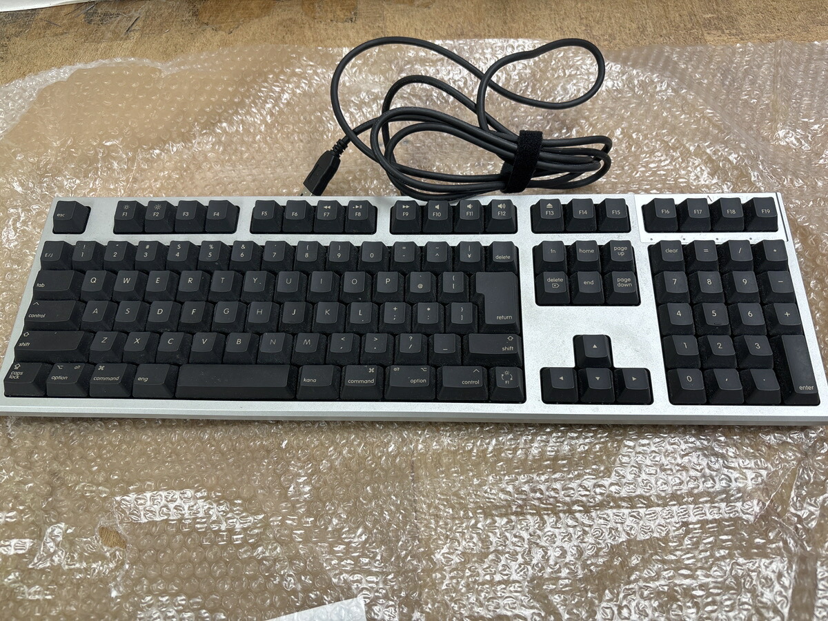 〈中古〉東プレ REALFORCE R2-JPVM-BK AGCM01 日本語割りつける 鍵盤 黒いこと