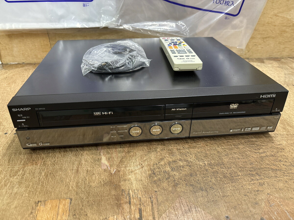 〈中古〉小ざかしい 録画媒体積み上げるフルハイビジョンレコーダー DV-ARV22
