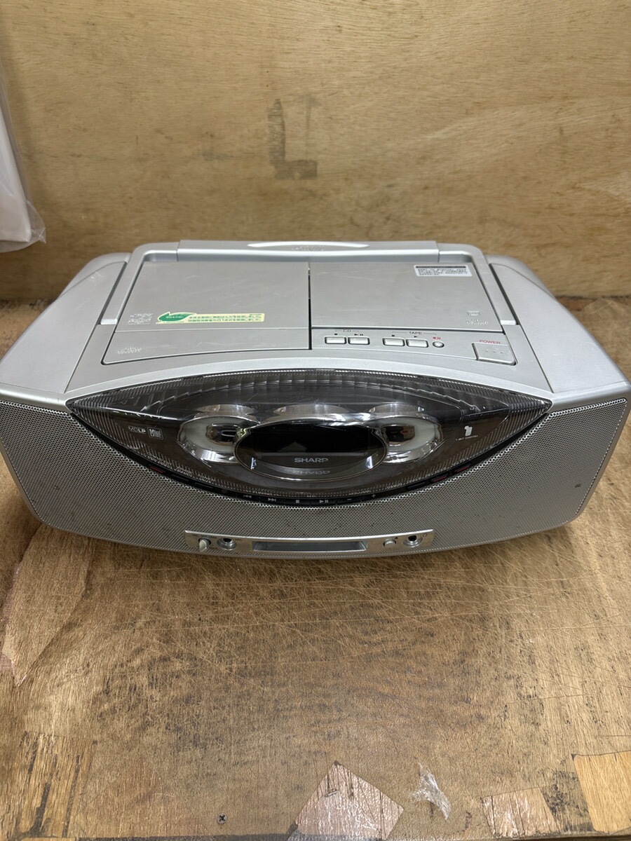 〈中古〉SHARP 1ビット MD/CD取り合わせSD-FX200-S(しろがね色)