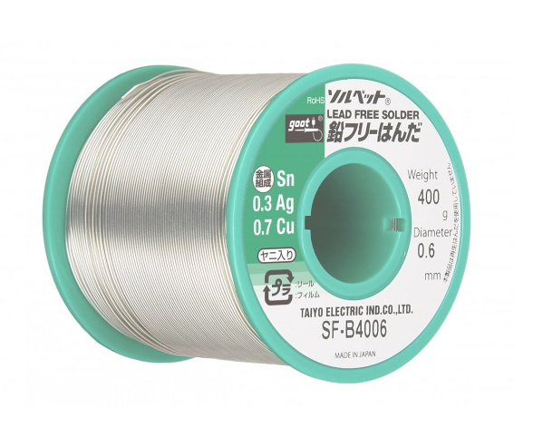 【太洋電機産業】 goot グット 鉛フリーはんだ 400g 品番:SF-B4006