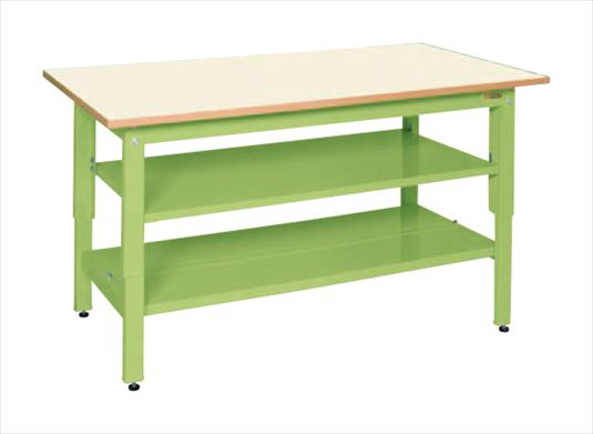 サカエ軽量立作業台KDタイプ(中板・中棚付)KD-49NIGT2【お届け先が法人様か個人事業主様のみご注文可能】【キャンセル不可】※一部地域「送料別」|フジノネットショップ