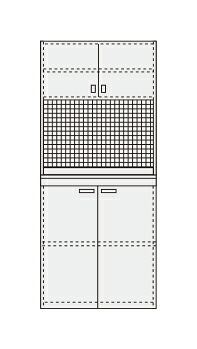 サカエ ピットイン PN-H92PDW 【お届け先が法人様か個人事業主様のみご注文可能】 【キャンセル不可】※一部地域「送料別」
