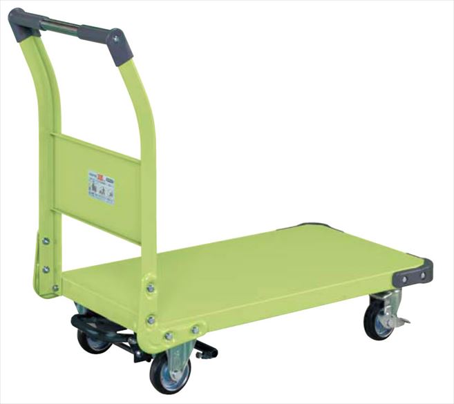 サカエ 特製四輪車フットブレーキ付 TAN-22BR 【お届け先が法人様か個人事業主様のみご注文可能】 【キャンセル不可】※一部地域「送料別」