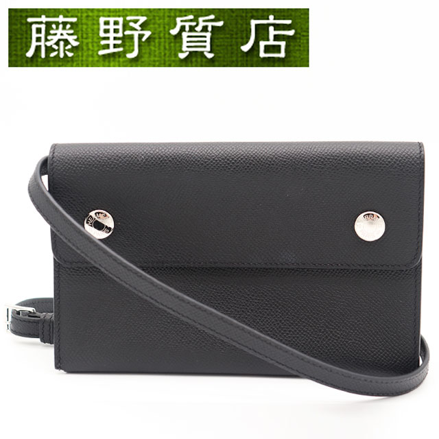 エルメス HERMES ナップ トゥーゴー エプソン 黒いこと 黒 しろがね色金具 W目じるし 2024年 曲がった掛け ショルダーバッグ ミニショルダーバッグ ウォレットバッグ ブランド名 メンズ レディース 曲がったがけ御徒面子 エルメス 御徒面子 エルメス御徒面子 エルメスショルダーバッグ 8359