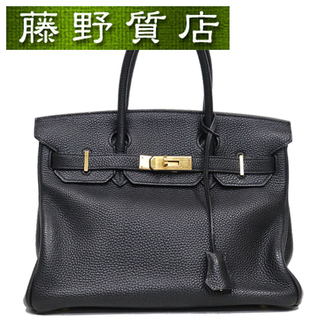 エルメス HERMES バーキン30 BIRKIN トゴ 黒 ブラック ゴールド金具 □J刻印 2006年 レザー ハンドバッグ 高級バッグ レディース 中古 ブランドバッグ エルメスバーキン30 中古 バッグ ブランドバッグ中古 エルメスバック 中古バック 8055