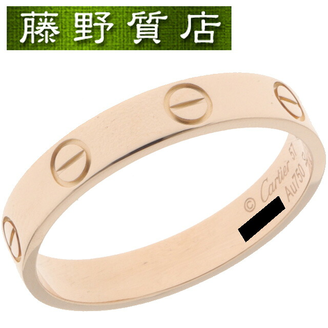 (新品仕上げ済)カルティエ CARTIER LOVE リング スモール ラブリング K18 PG ピンク ゴールド #57 B4085200 カルティエ ミニラブリング CARTIER RING カルティエリング 約 16号 カルティエラブリング ブランド中古リング ブランド 18金リング 8885|藤野質店 店
