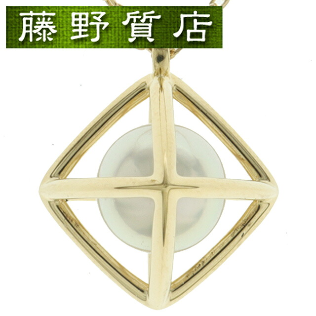 (新品仕上げ済）タサキ TASAKI 田崎 リファインド リベリオン ネオ パール ネックレス K18 YG &times; パール 約7ｍｍ ペンダント 8549｜藤野質店　店 97,900円