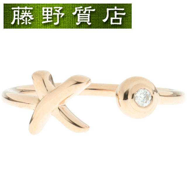 付属品ありTiffany ティファニーTトゥルーナローリング K18YG 15号 付属品ありTiffany ティファニーTトゥルーナローリング K18YG 15