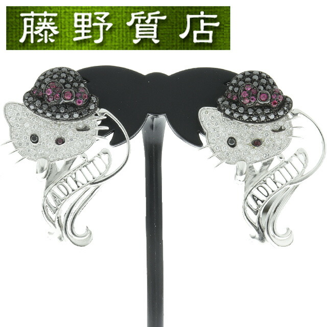 SWAROVSKI ハローキティ ピアス スワロフスキー ピアス ハローキティ Hello Kitty 正規品 美品