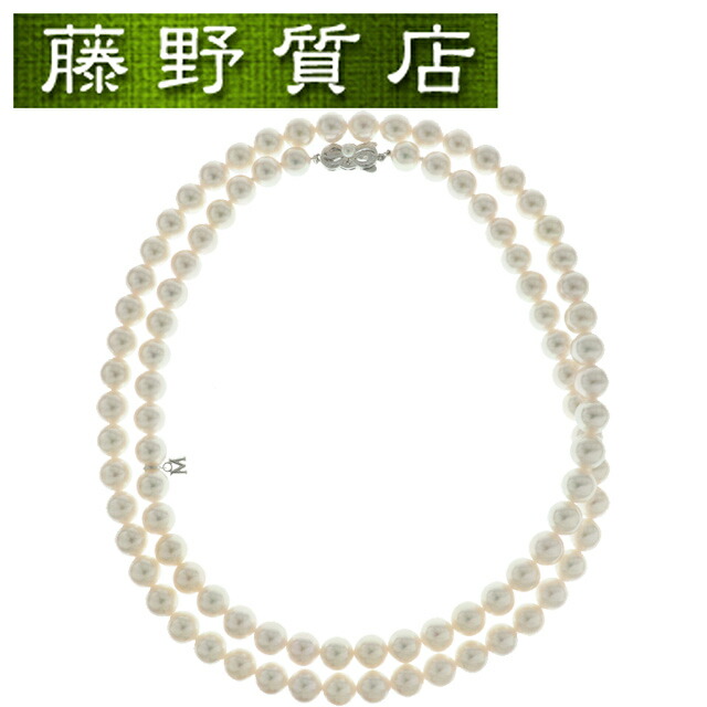 楽天市場】ミキモト MIKIMOTO ステーション パール ネックレス ロング
