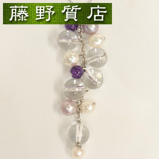 田崎真珠　TASAKI パールネックレス TASAKI タサキ ネックレス 田崎真珠 Tasaki K18WG 2WAY アクセサリー