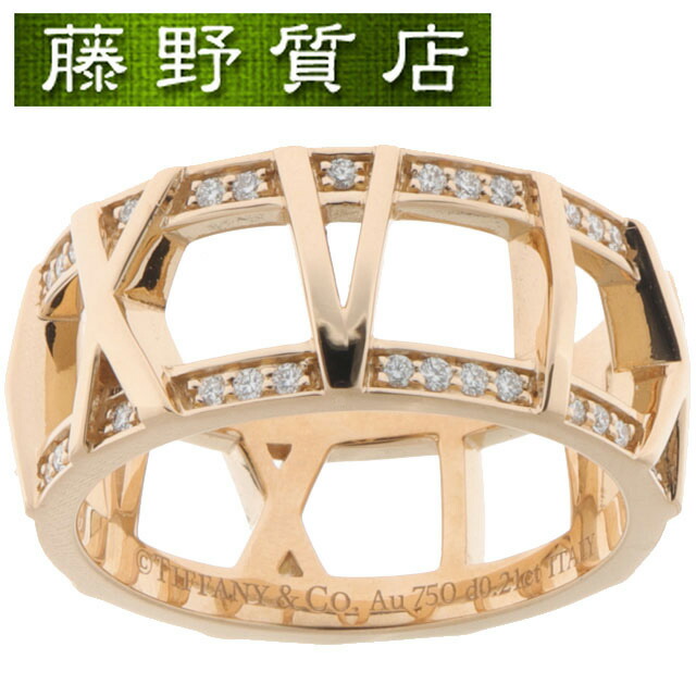 楽天市場】【超美品】 ティファニー リング アトラス #49 約9号 K18YG