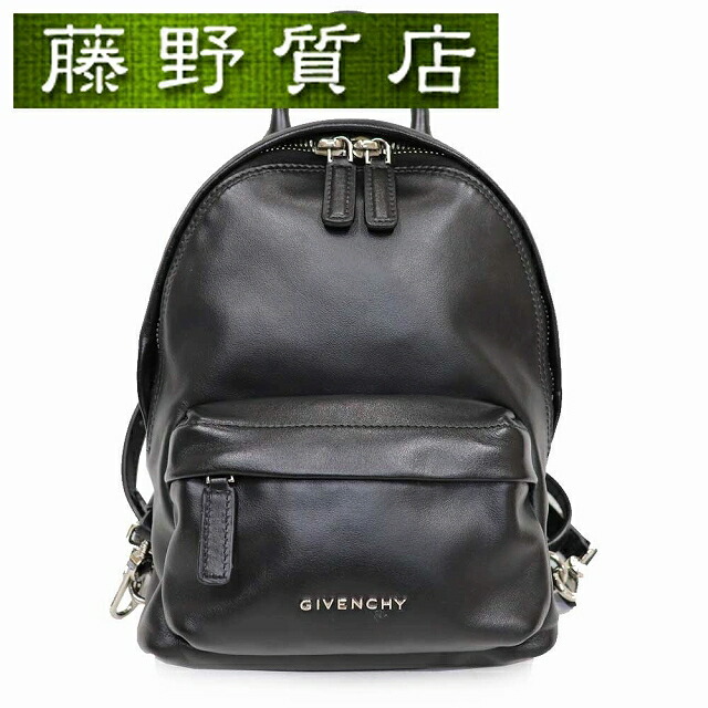 コンビニ受取対応商品 ジバンシー ポイント3倍 店内全商品 Givenchy 94バッグ 小物 ブランド雑貨 リュック ミニバックパック 送料無料 ショルダー レディースバッグ リュック 黒 ミニバックパック 94 藤野質店 レザー ミニバックパック