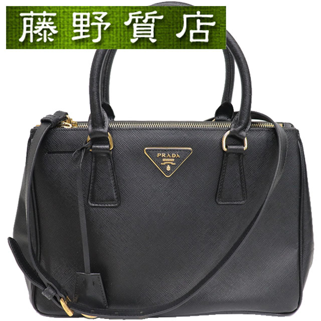 プラダ ハンドバッグ 2way サフィアーノ×ナイロン 黒 1BA104 Amazon | Pradaレディース ブラック Tessuto ナイロン