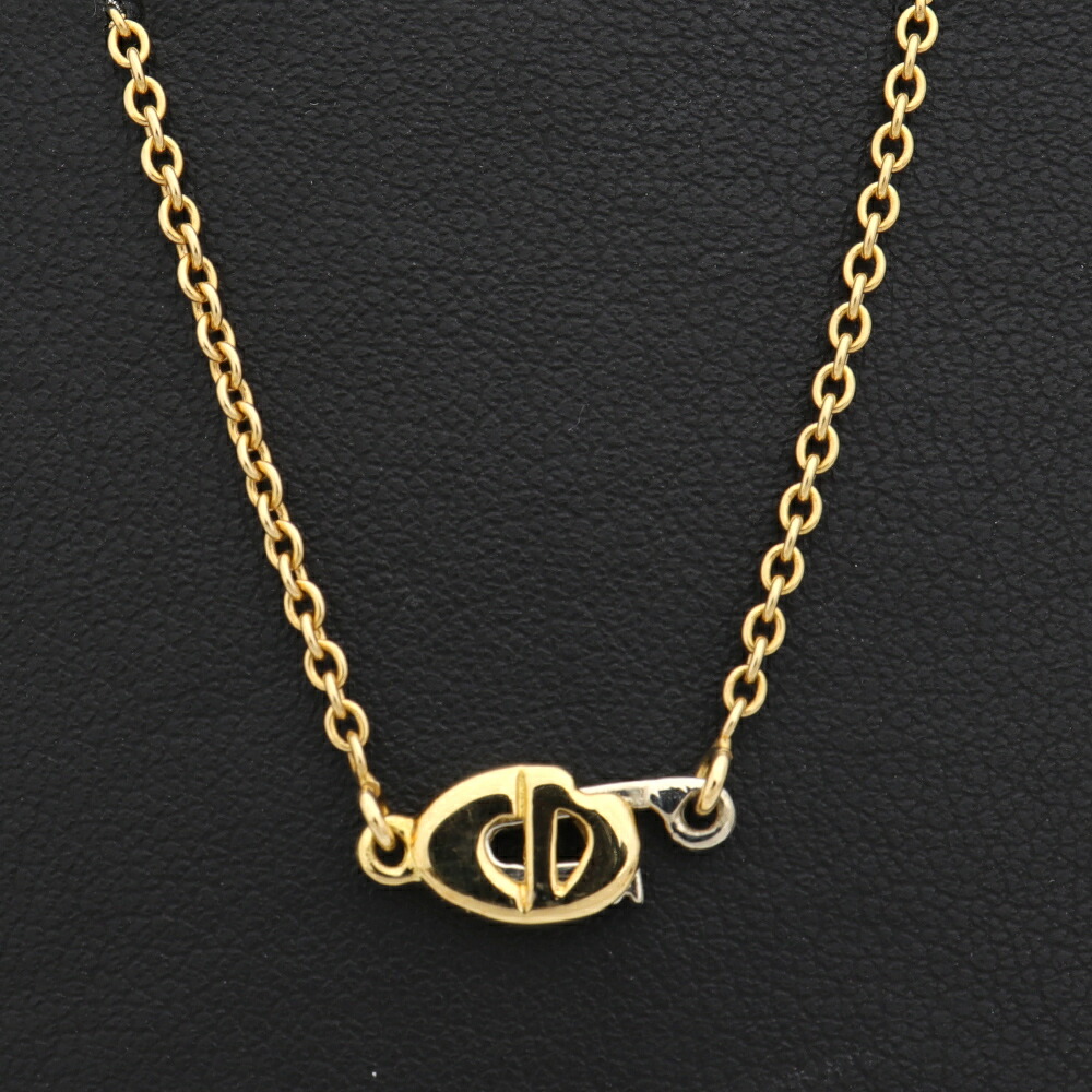 楽天市場 送料無料 送料無料 新品仕上げ済 クリスチャン ディオール Christian Dior ネックレス K18イエローゴールド ルビー ダイヤモンド K18ホワイトゴールド 97 藤野質店 楽天市場店