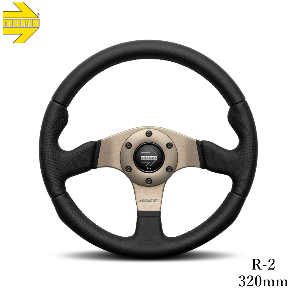 【正規輸入品】MOMO モモ ステアリング ハンドル RACE 2.0 レース R-2 320mm R-2 送料無料(沖縄・離島除く)