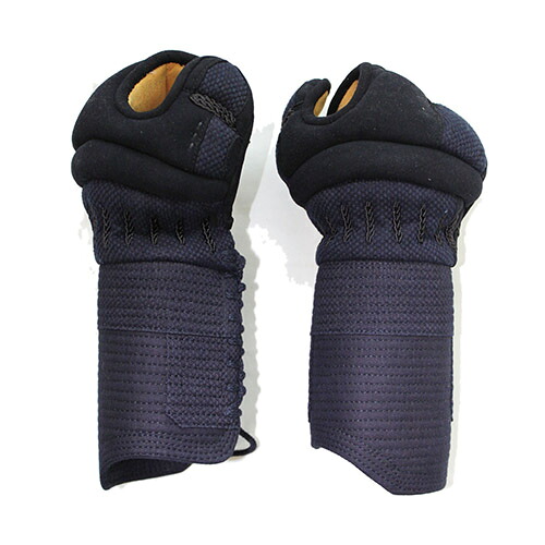 剣道 防具 (単品) 5mm刺 紺合皮奴甲手 ネーム有り 剣道具 P-3 剣道｜富士山武道具