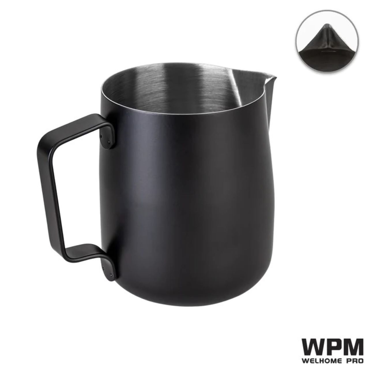 【楽天市場】WPM ミルクピッチャー HC7137BK 黒 ブラック 500ml 